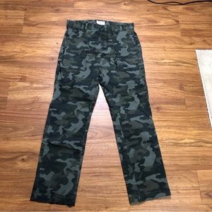 Good fellow & Co unisex straight leg high rise camouflage jeans Sz 30 x 30